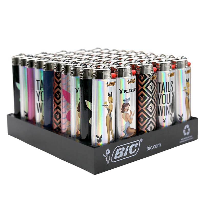 Bic Holographic Playboy Series Lighters (B7PB) | 50 Count Display product image